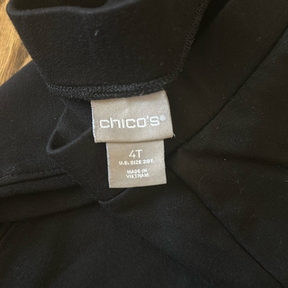 Chico’s size 4T size 20 black stretch pants - Picture 5 of 5